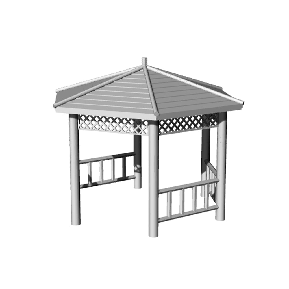 Yao's Studio LYT327 Pavilion HO/OO/Z/N/TT Railroad Miniature Accessory Display Props