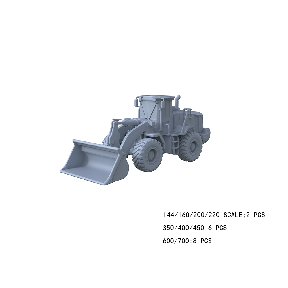 Yao's Studio LYTA025 3D Printed Front Loader Model Kits Construction Diorama & Hobby Accessories