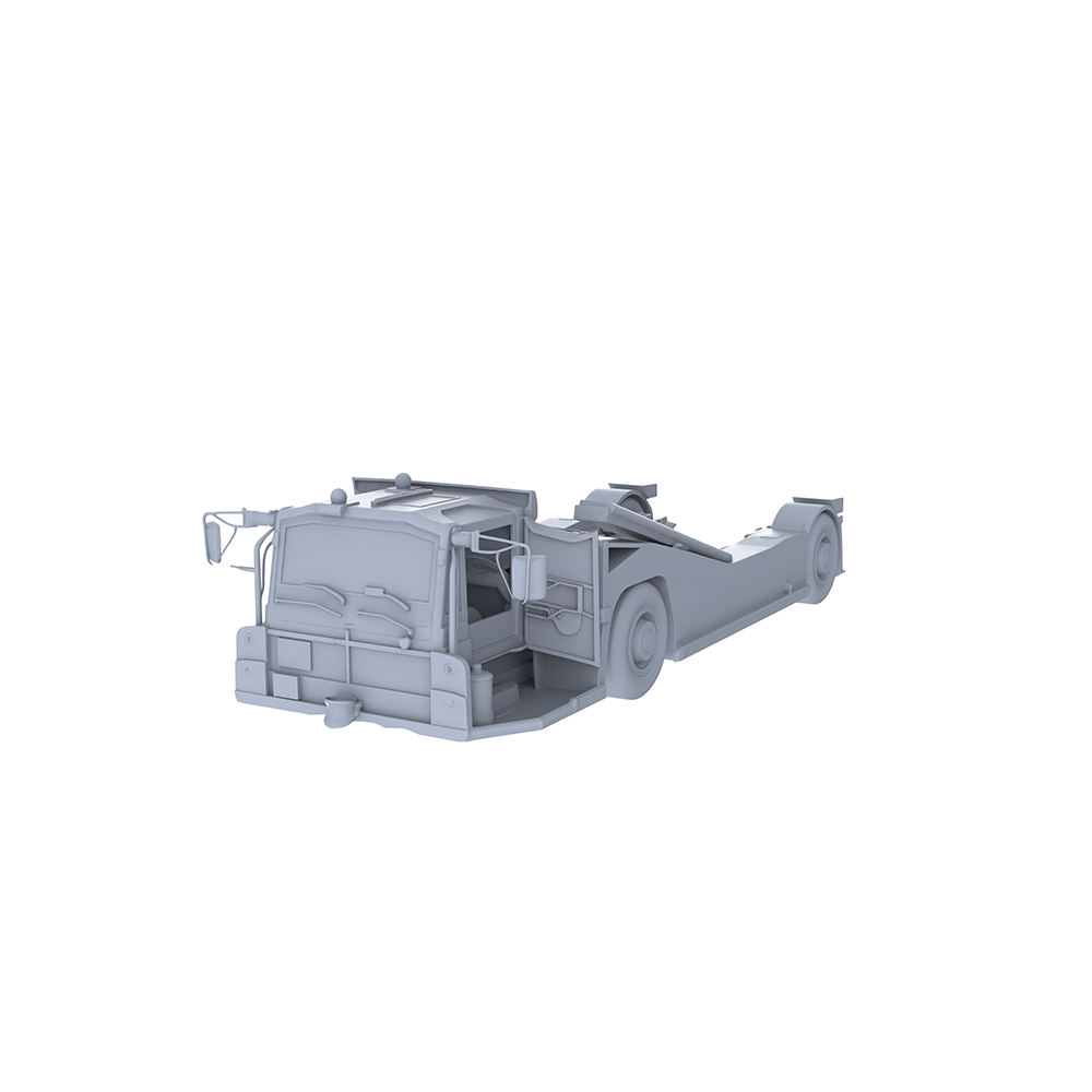 Yao's Studio LYTA093 High-Detail Airport Tow Tractor (Unpainted) - Great for Diorama Enthusiasts
