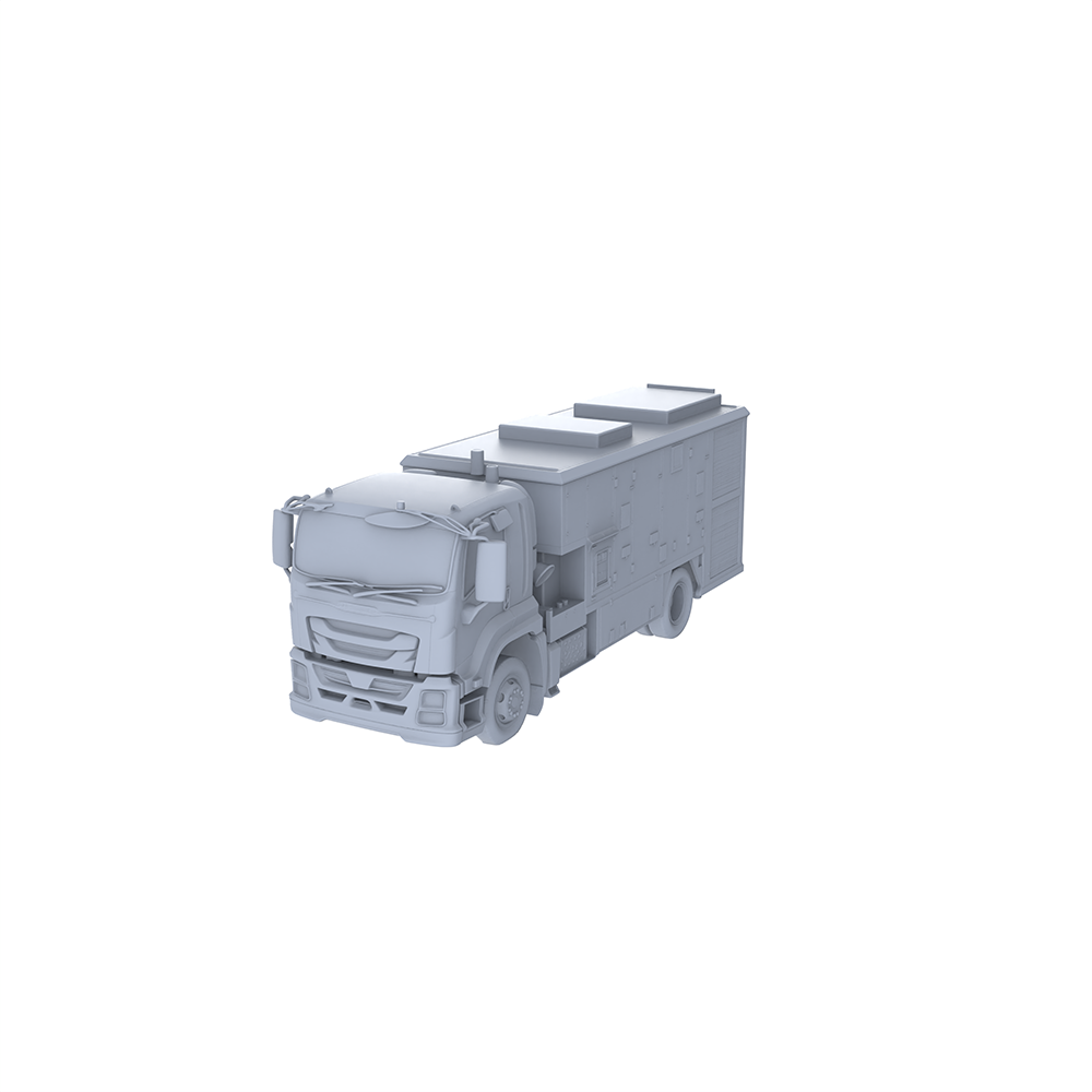 Yao's Studio LYTA095 High-Detail Airport Emergency Truck (Unpainted) - Great for Diorama Enthusiasts
