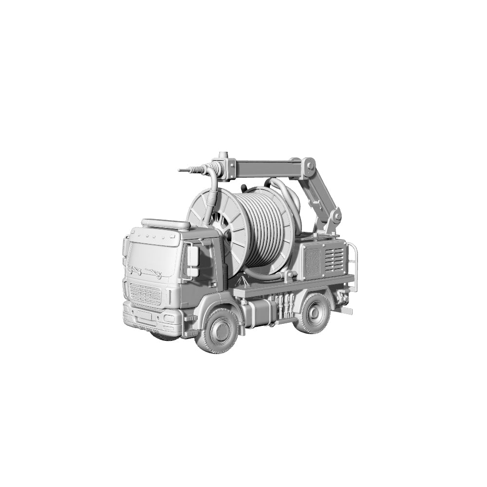 Yao's Studio LYTA160 Post-Apoc Wasteland Utility Truck - Power Restoration Vehicle | 3D Print Wargaming Scenery