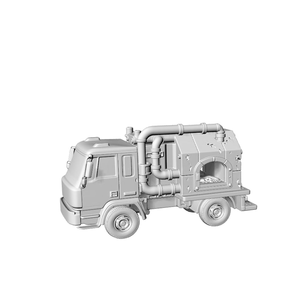 MRY-SFW LYTA172 Wasteland Corpse Disposal Truck - Zombie Apocalypse Incinerator 3D Print N Scale Scenery