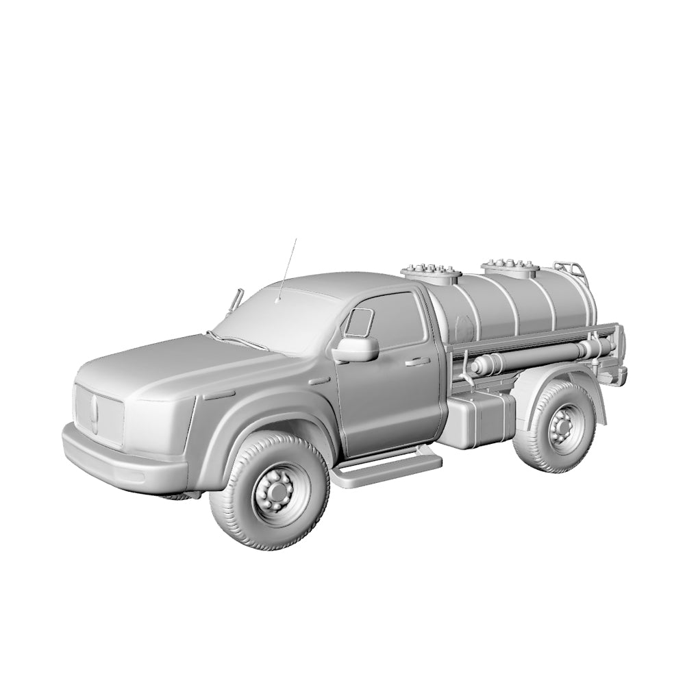 MRY-SFW LYTA173 Wasteland Gasoline Transport Truck - Post-Apoc Supply Vehicle 3D Print N Scale Scenery