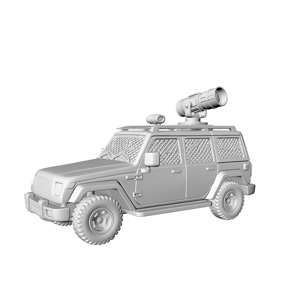 MRY-SFW LYTA180 Wasteland Acoustic Defense Vehicle - Zombie Repeller Truck 3D Print N Scale Scenery