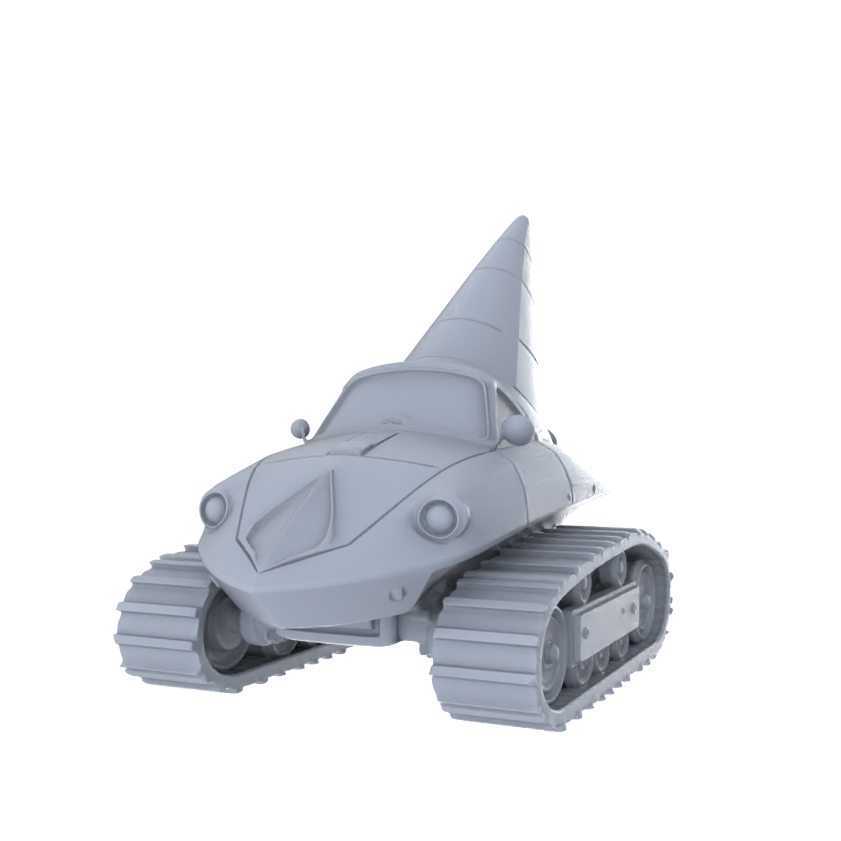 MRY-SFW LYTA212 Unpainted Drill Dozer Sci-Fi Armored Vehicle for Diorama Wargaming