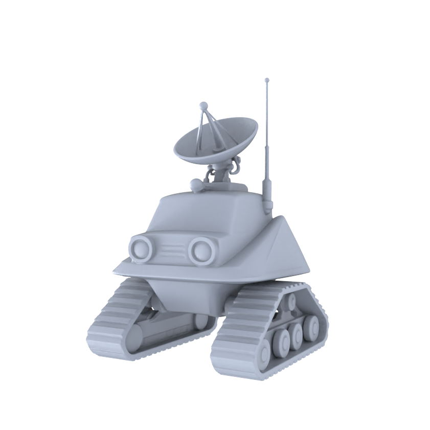 MRY-SFW LYTA213 Futuristic Radar Tank Unpainted Miniature Painting Diorama Building