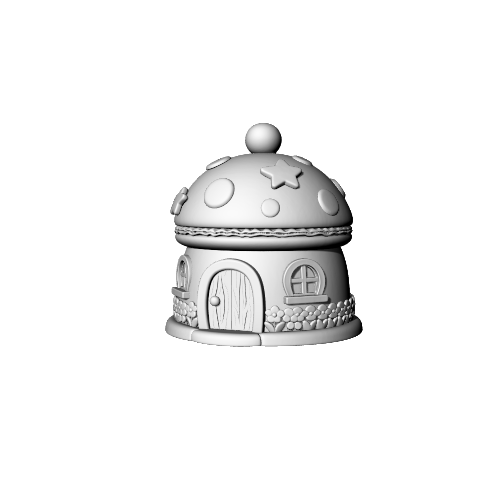 MRY-SFW LYTB094 Miniature Scene Model Dream Fairy Tale Town Cute Style House Dome House