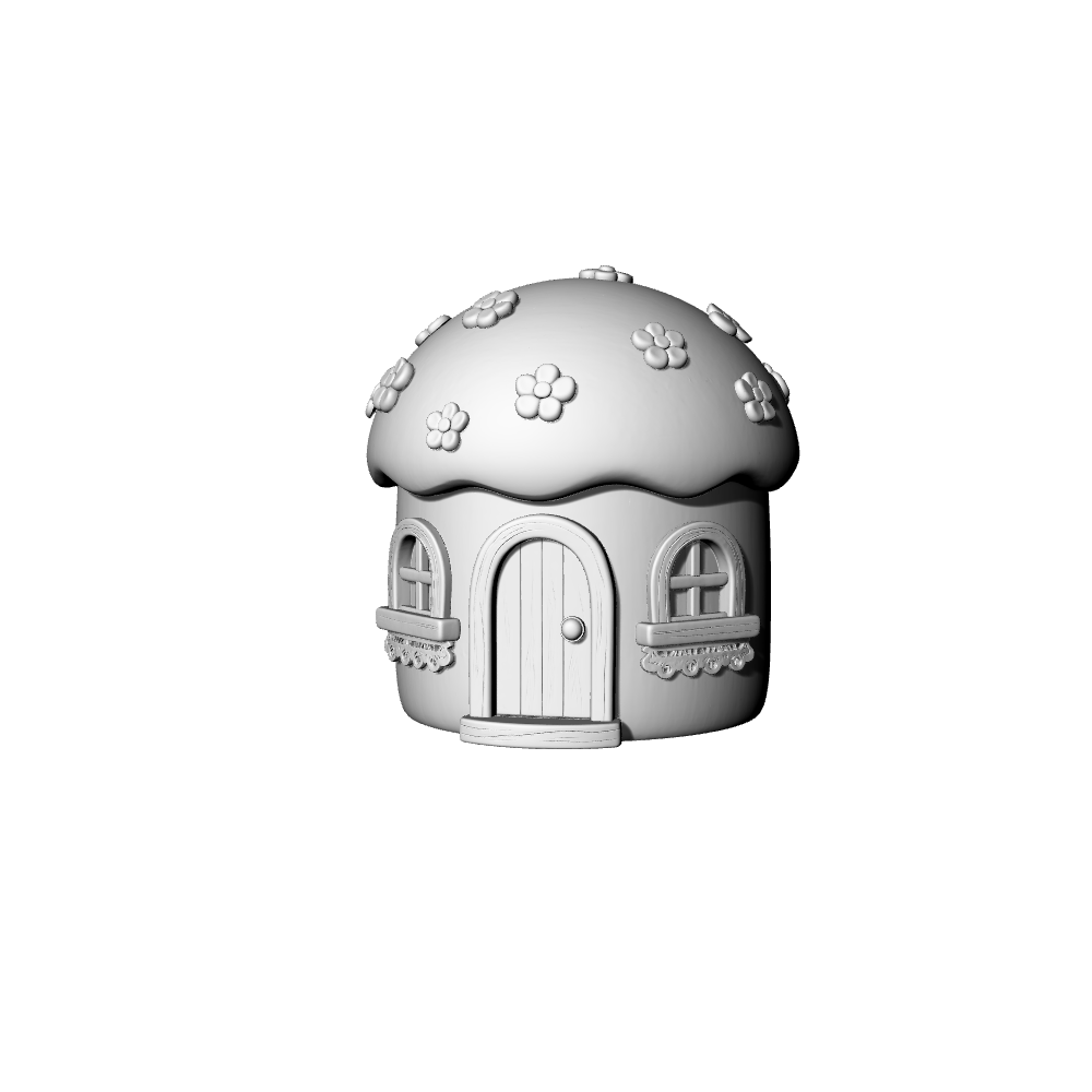 MRY-SFW LYTB099 Miniature Scene Model Dream Fairy Tale Town Fresh Dome Lace House Cute Cartoon Style