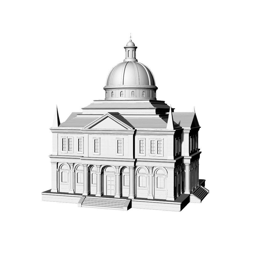 MRY-SFW LYTB515A Miniature Scene Building Model British Medieval Retro Tudor Style Single Building