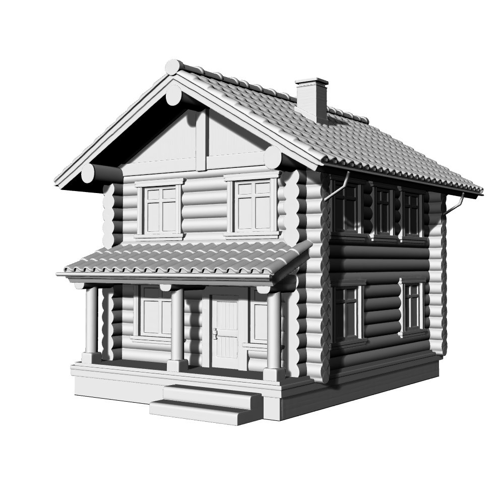 MRY-SFW LYTB584A Miniature Scene Building Model Traditional Wooden Structure House Miniature Building Ornament Desktop Decoration 3D Printed Model