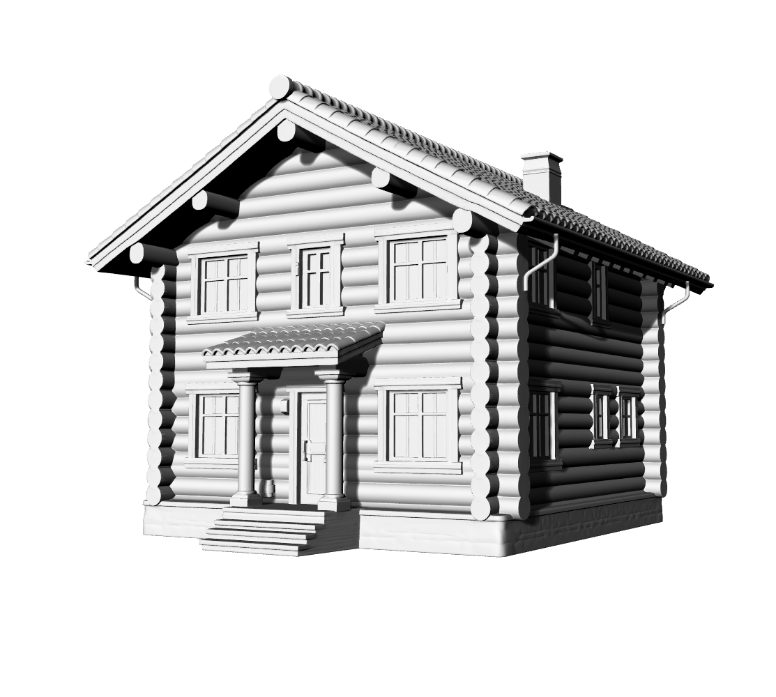 MRY-SFW LYTB584B Miniature Scene Building Model Traditional Wooden Structure House Miniature Building Ornament Desktop Decoration 3D Printed Model