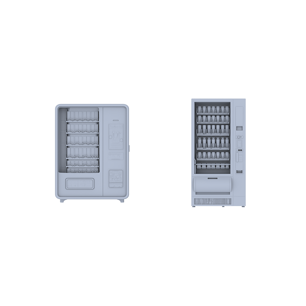 MRY-SFW LYTS208 Realistic Unpainted Model Kit Two Styles of Vending Machines for Diorama Enthusiasts