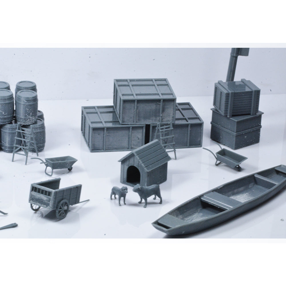 Yao's Studio LYTS035 Miniature Farm Building Set Farm Building Farm Accessories