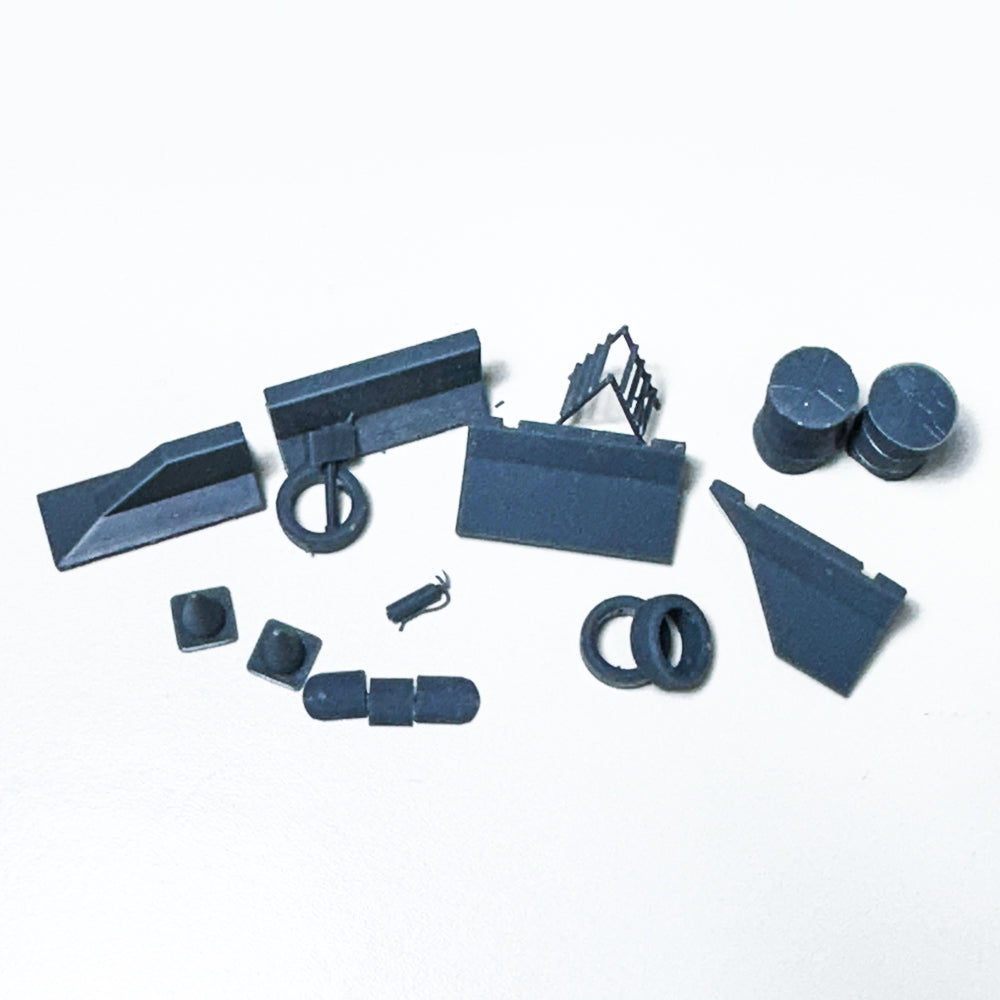 Yao's Studio LYTS043 Railway Scenery Gas Station Junk Stuff Set