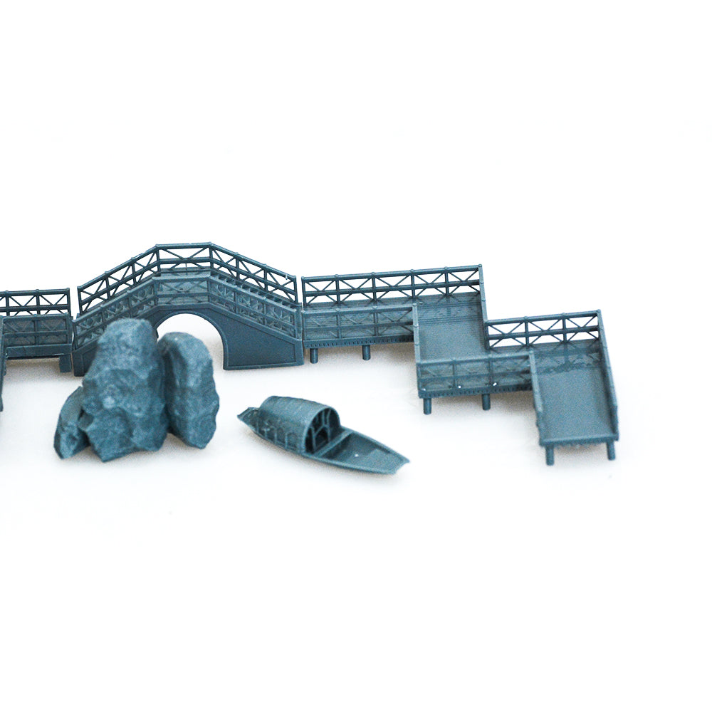 Yao's Studio LYTS045 Miniature Lake Pavilion Scene