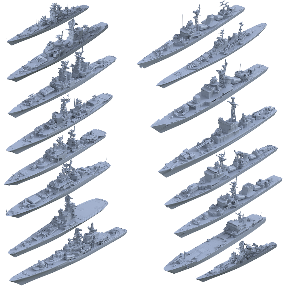 LYWS0004 Cold War Iron Curtain: Soviet Union vs. Modern Navies 16pcs
