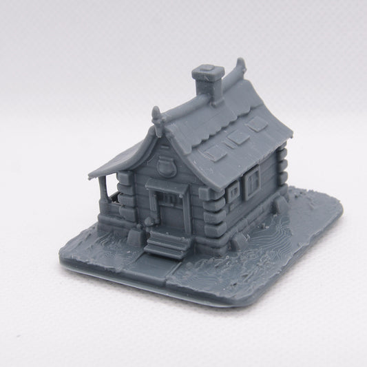 RHMG-176(177) 1/S 1/L  3D Printed Architectural Model Decor Miniature Building Ornament For Deskdesktop Ornament Rustic Cottage