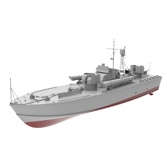 RHWS031S-A   Military Model Kit Full Hull Soviet Project 183 Motor Torpedo Boat
