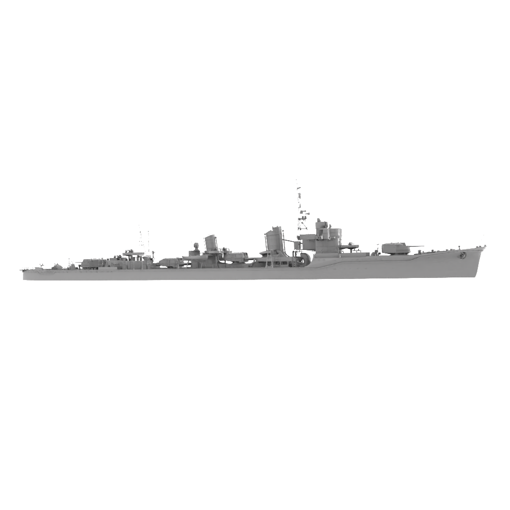 RHWS038 Military Model Kit Water LineIJN Yukikaze Destroyer
