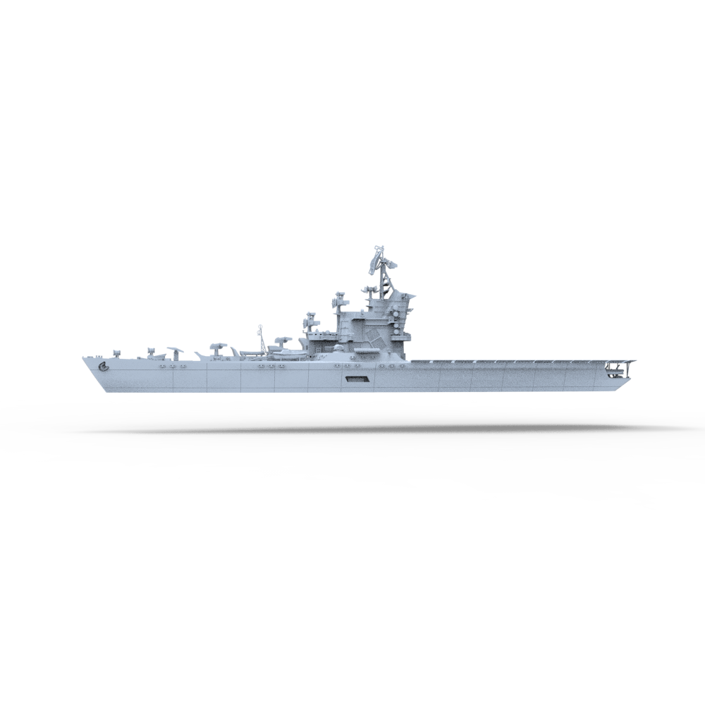 RHWS050 Military Model USSR Soviet Union Moskva Class Helicopter Carrier Water Line