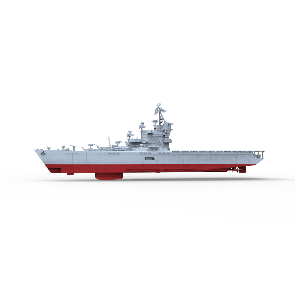 RHWS050S Military Model USSR Soviet Union Moskva Class Helicopter Carrier Full Hull