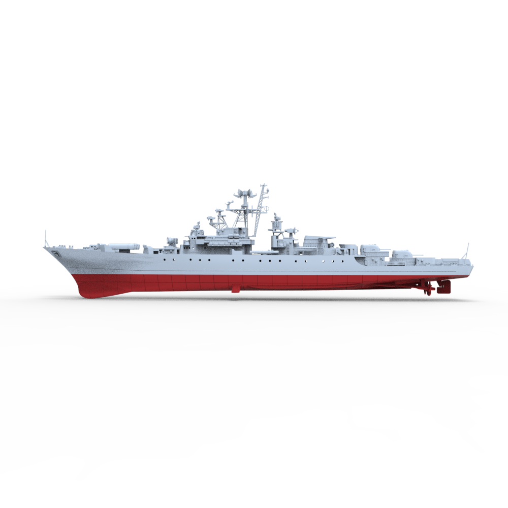 RHWS051S Military Model USSR Soviet Union Krivak II CLASS cruiser Full Hull