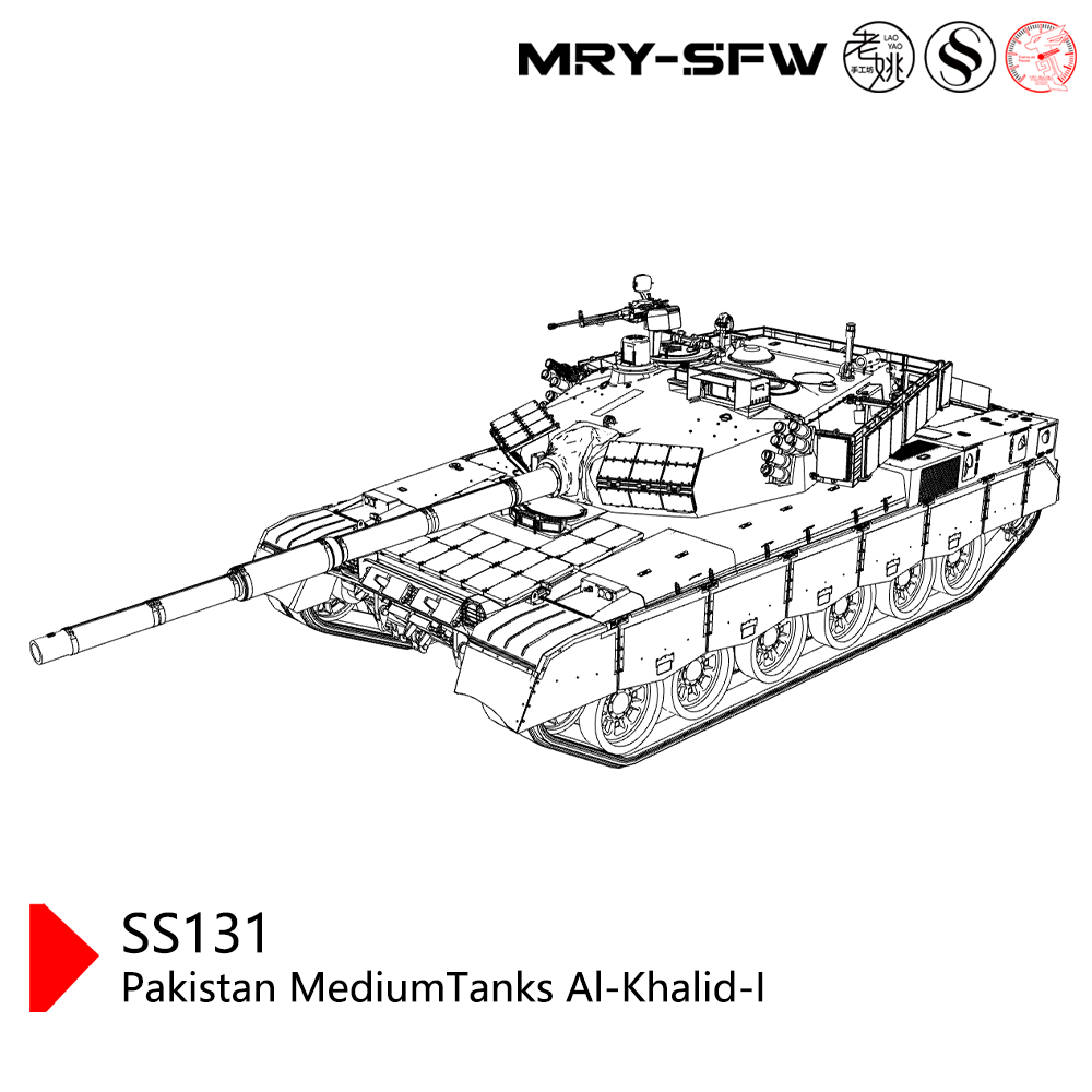 SSMODEL SS131 Military Model Pakistan MediumTanks Al-Khalid-I