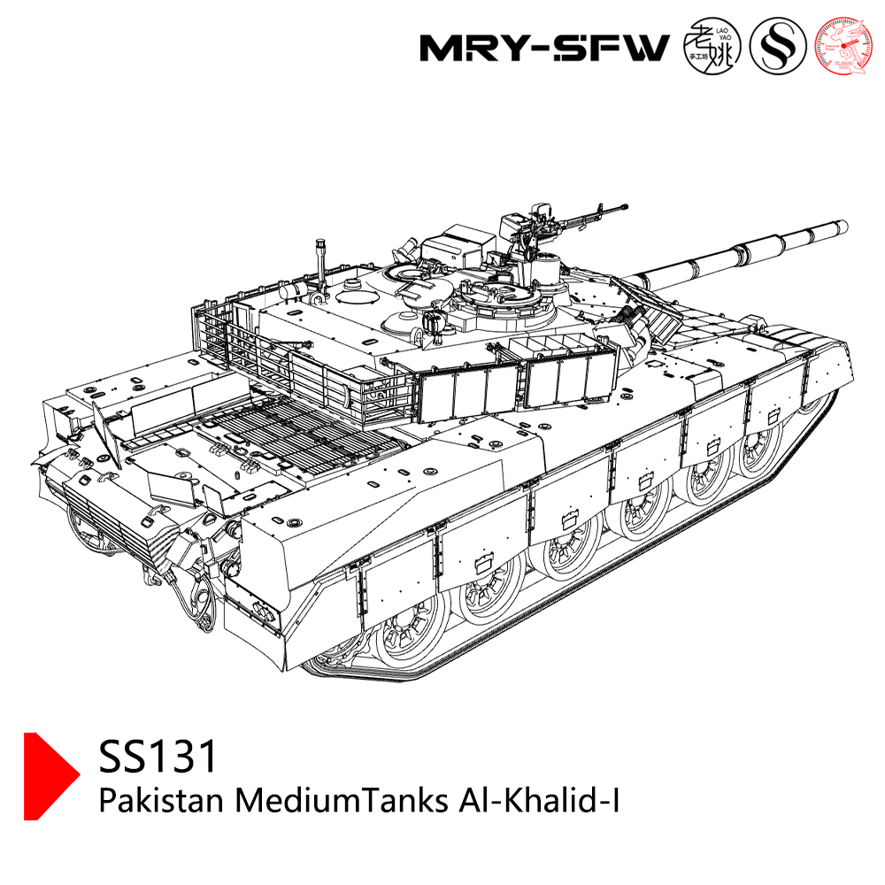 SSMODEL SS131 Military Model Pakistan MediumTanks Al-Khalid-I