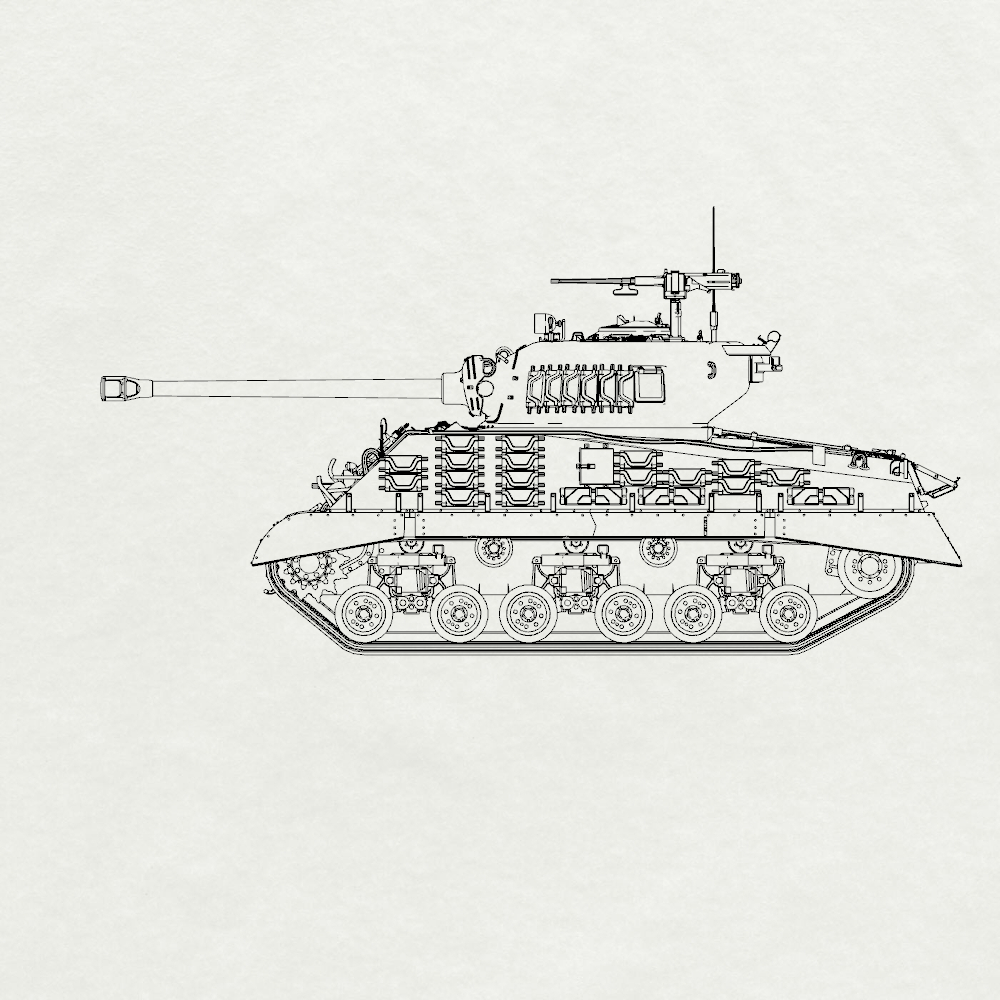 MRY-SFW SS144 US Army Sherman M4A3(76)W HVSS Medium Tank
