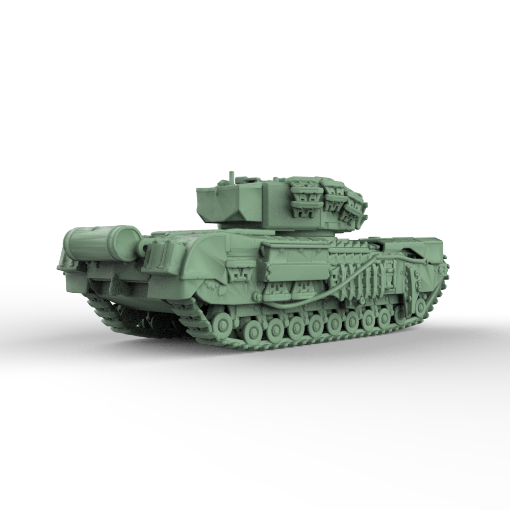 SSMODEL 905 Military Model Kit British Churchill AVRE Crocodile Infantry Tank