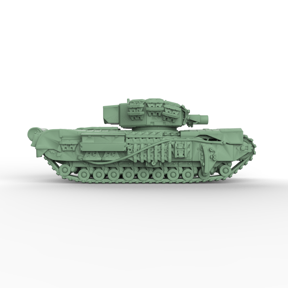 SSMODEL 905 Military Model Kit British Churchill AVRE Crocodile Infantry Tank