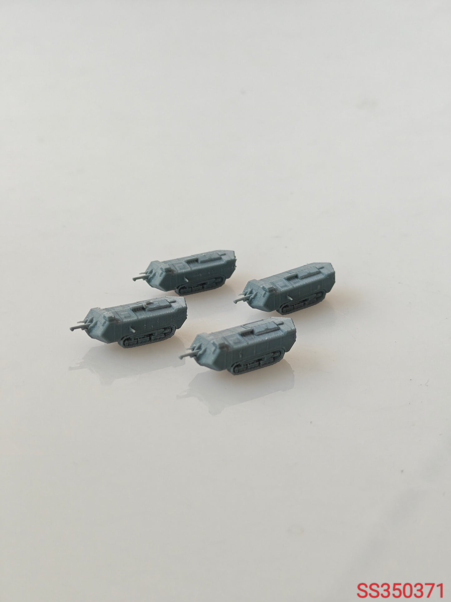 SSMODEL 371 Military Model Kit Great Britain Medium Tanks Char d'assaut 'Saint-Chamond'