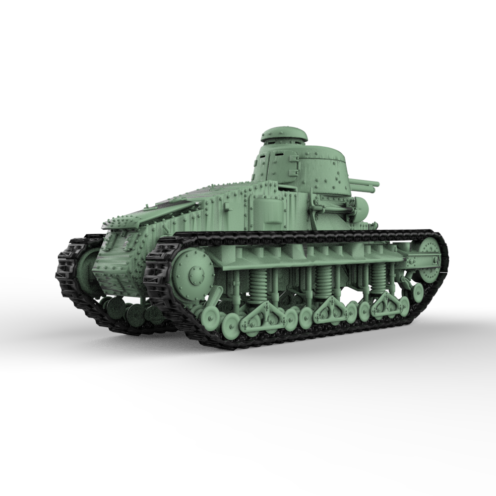 SSMODEL 903 Military Model Kit Japan Renault Otsu 37mm Sogekihou Light Tank
