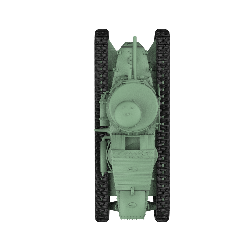 SSMODEL 903 Military Model Kit Japan Renault Otsu 37mm Sogekihou Light Tank
