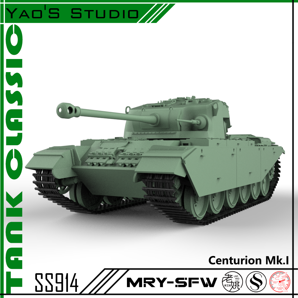 SSMODEL 914 Military Model Kit Britain Centurion Mk.I Medium Tank