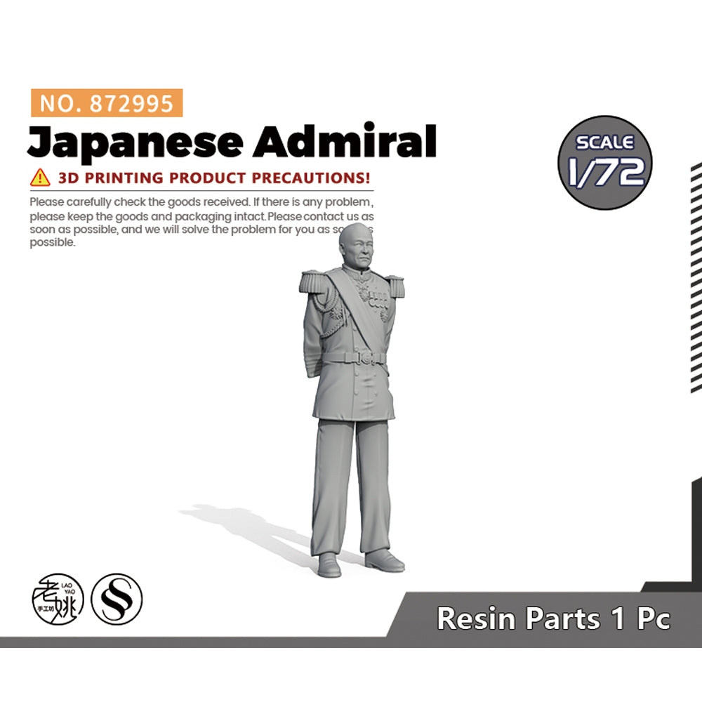 SSMODEL SS8995 Flames Of War FOW 20mm Miniatures Japanese Admiral