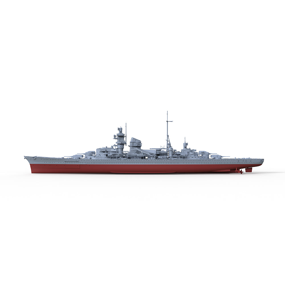 MRY-SFW SSC203S Germany Navy Admiral Hipper-class Bl¡§1cher 2nd Ship Full Hull Resin Warship Military Ship Model Hobby Collection Unassembled Unpainted