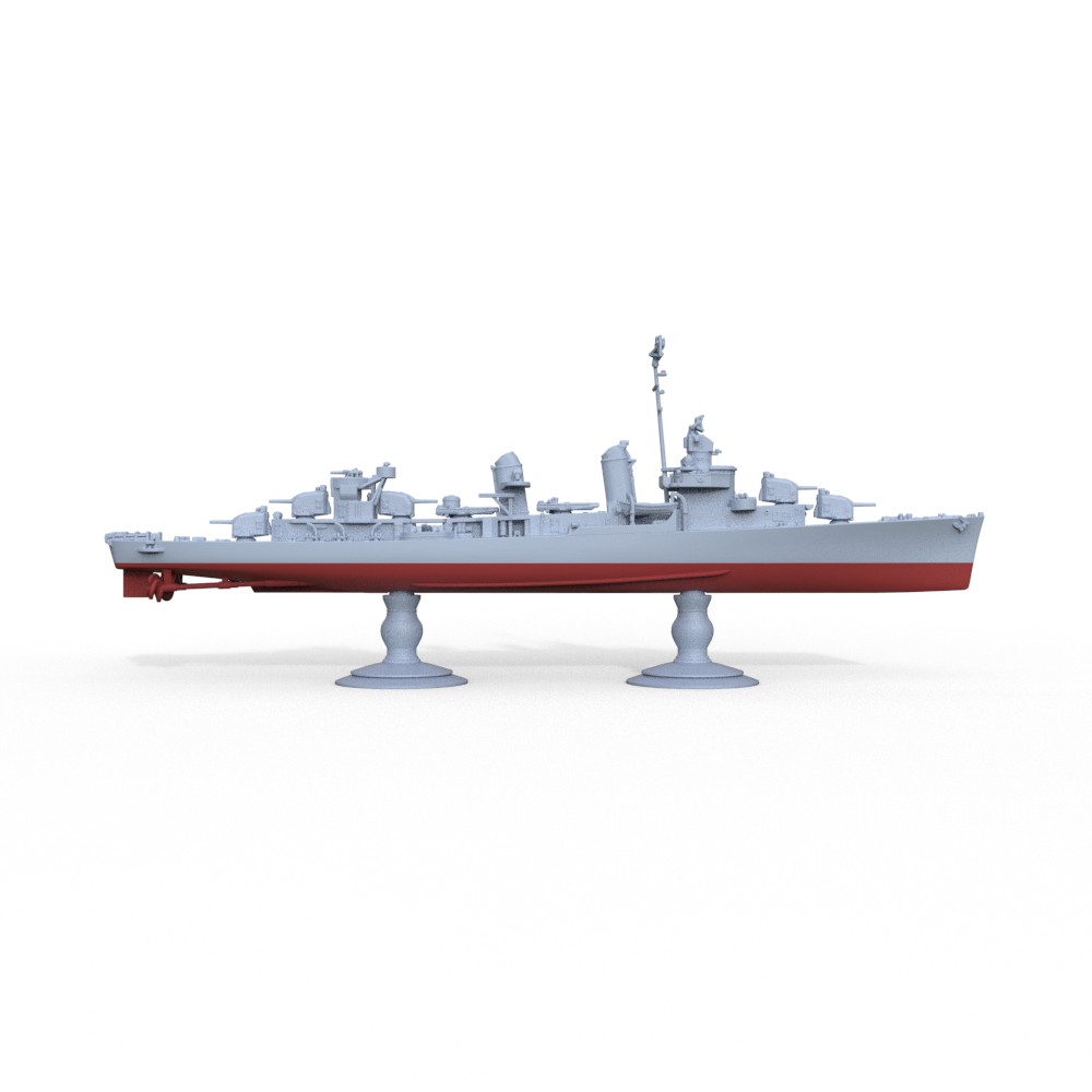 SSMODEL 533s Military Model Kit USN Fletcher-Class Fletcher (DD-445) 1942 Full Hull