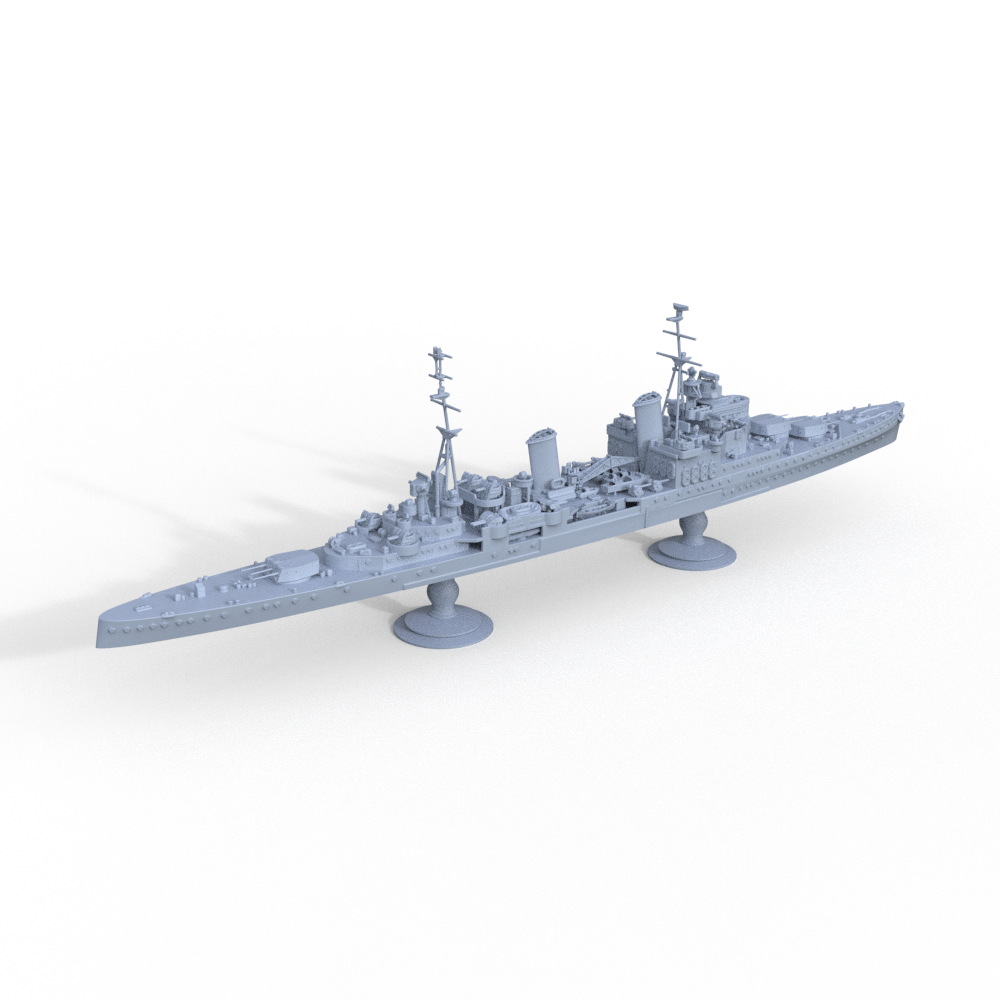SSMODEL 603 Military Model Kit HMS Liverpool Gloucester Class Light Cruiser