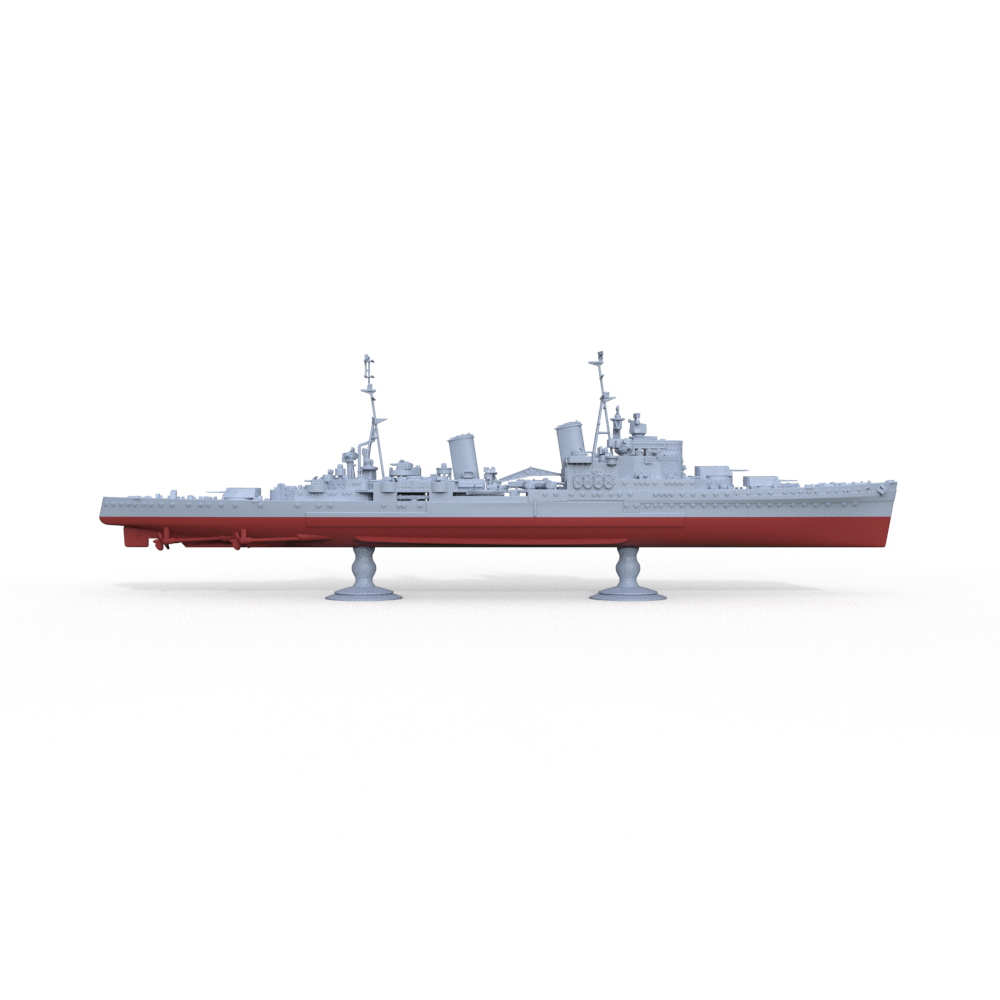 SSMODEL 603S Military Warship Model Kit French Navy Bearn Aircraft Carrier