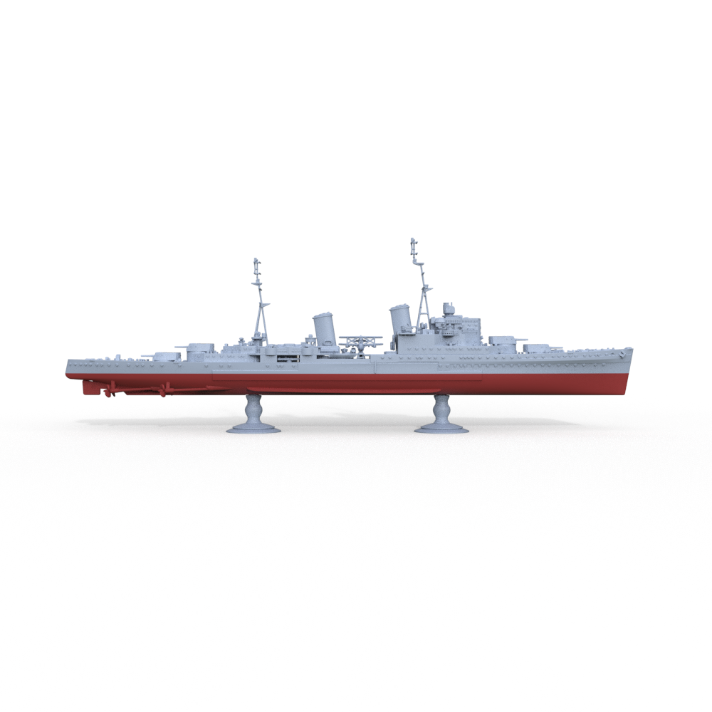 SSMODEL 604S Military Model Kit HMS SOUTHAMPTON Town-class Light Cruiser Full Hull