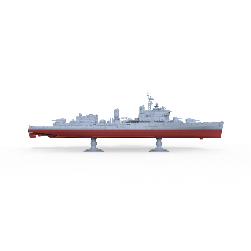 SSMODEL 608S Military Warship Model Kit French Navy Bearn Aircraft Carrier