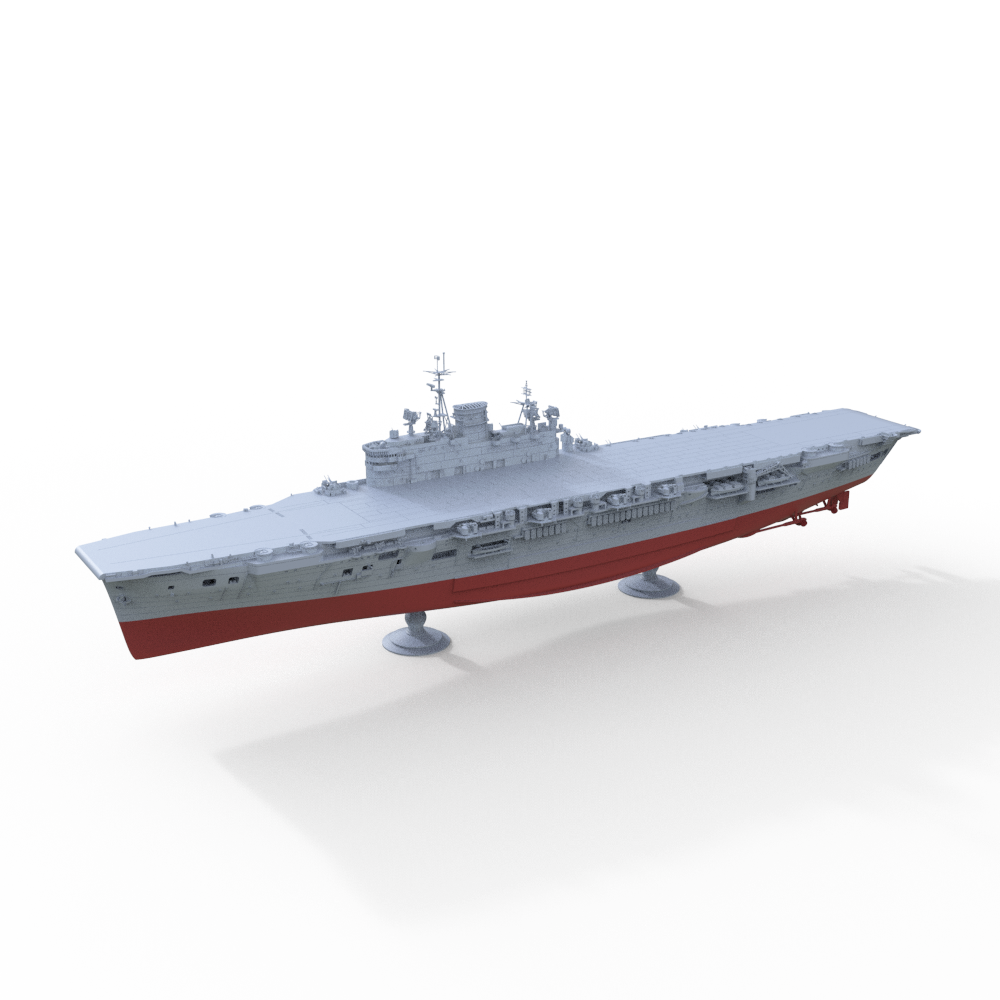 SSMODEL 613S Military Model Kit HMS Audacious Class Aircraft Carrier Full Hull