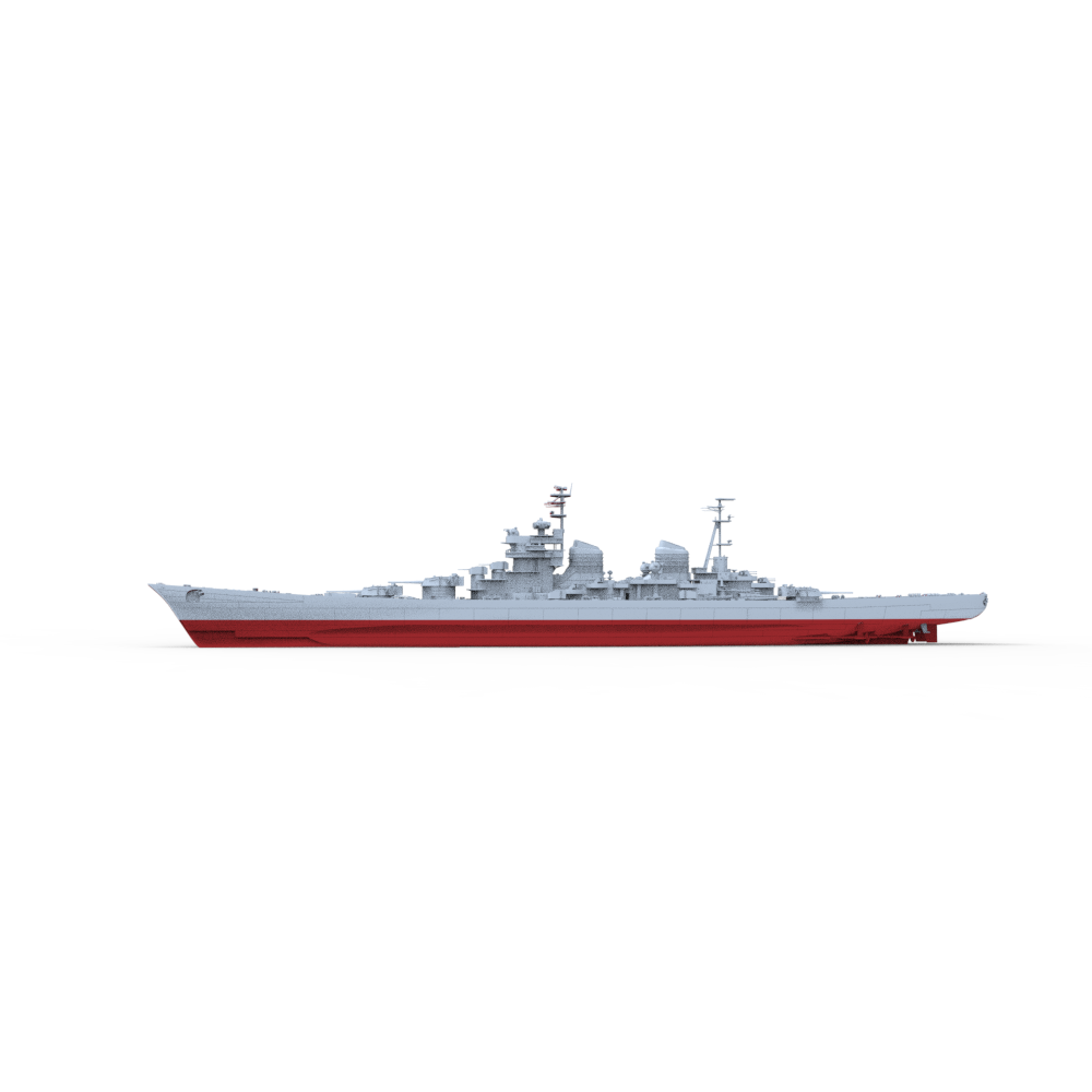 SSC126S Military Model Soviet Union Stalingrad Class Battlecruiser Full Hull