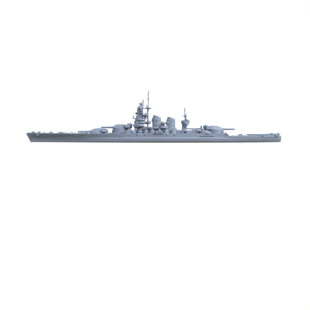 MRY-SFW SSC132 RN Littorio Class Italia Battleship Water Line Resin Warship Military Ship Model Hobby Collection Unassembled Unpainted