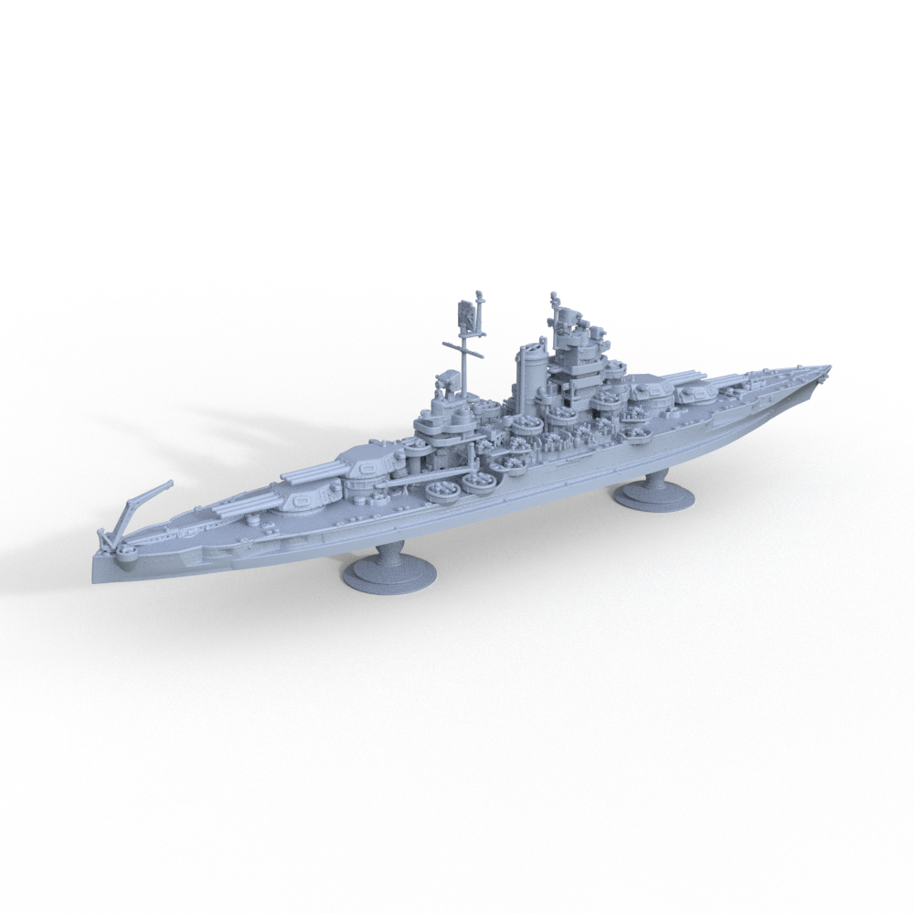 SSMODEL 704 Military Model Kit USS New Mexico Class Mississippi (BB-41) 1945 Battleship