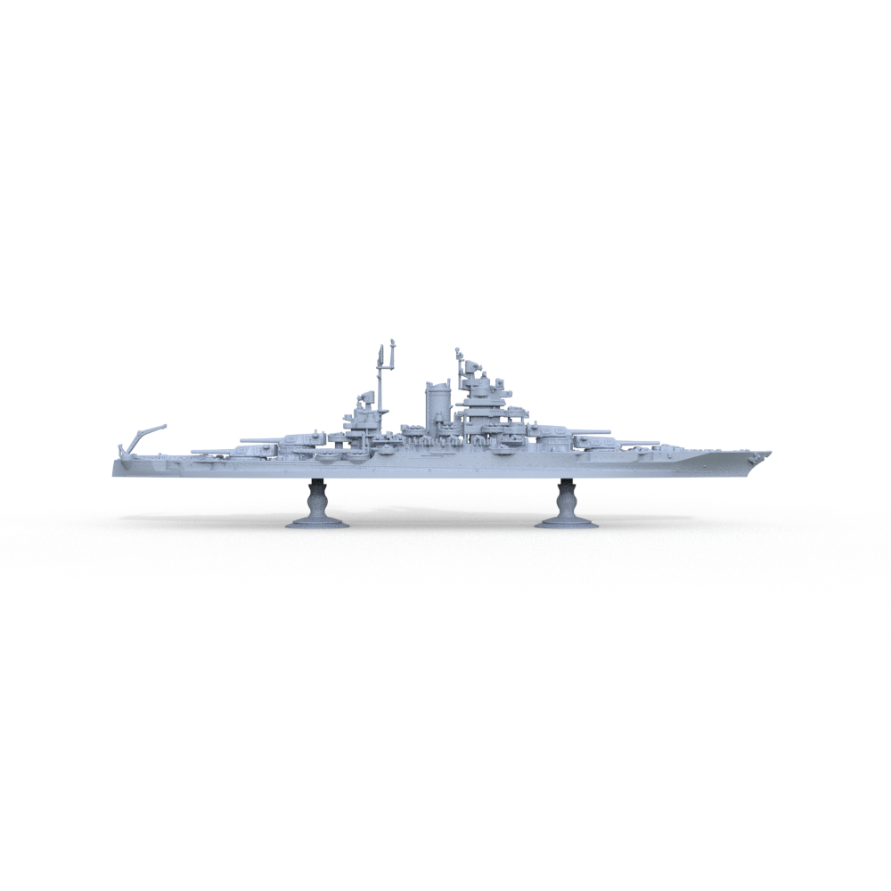 SSMODEL 704 Military Model Kit USS New Mexico Class Mississippi (BB-41) 1945 Battleship