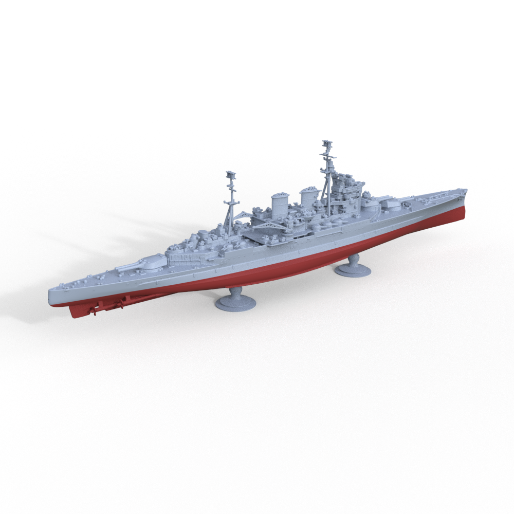 SSMODEL 707S Military Model Kit HMS Renown 1944 Full Hull