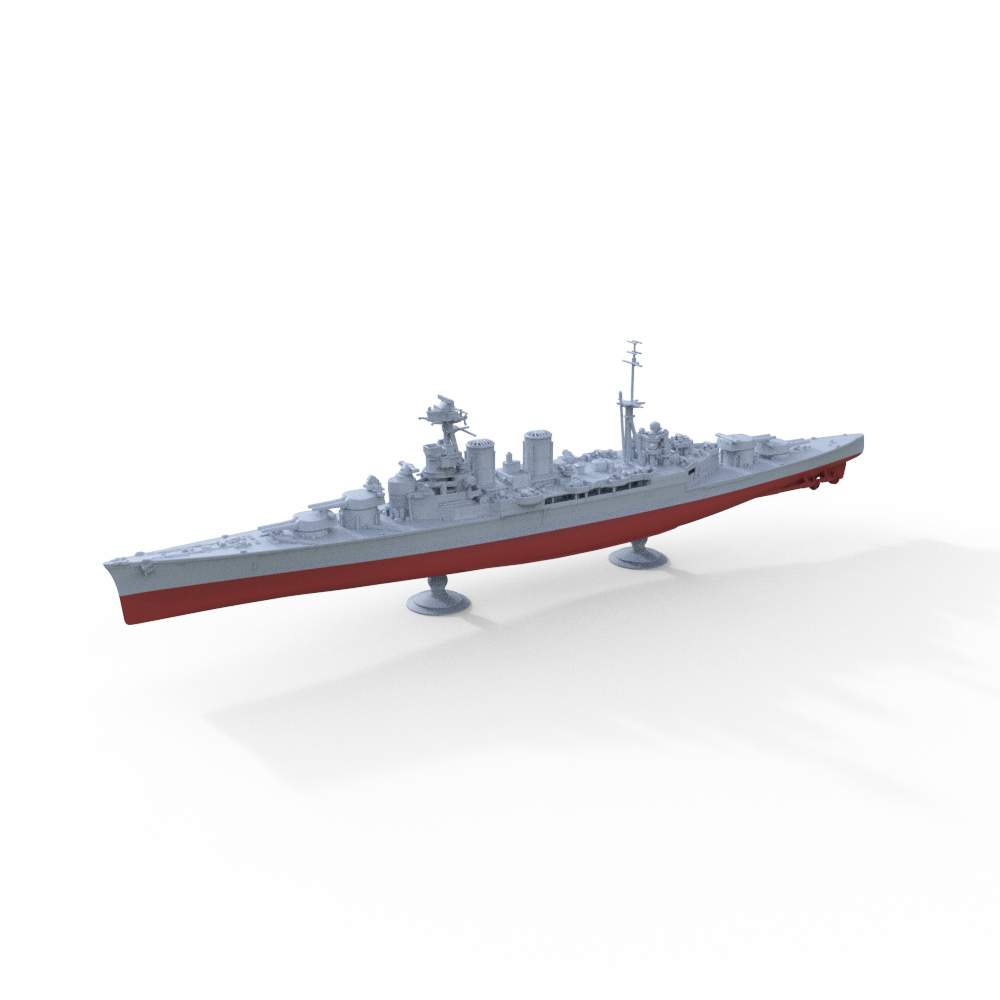 SSMODEL 708S Military Model Kit HMS Admira Hood 1941 Full Hull