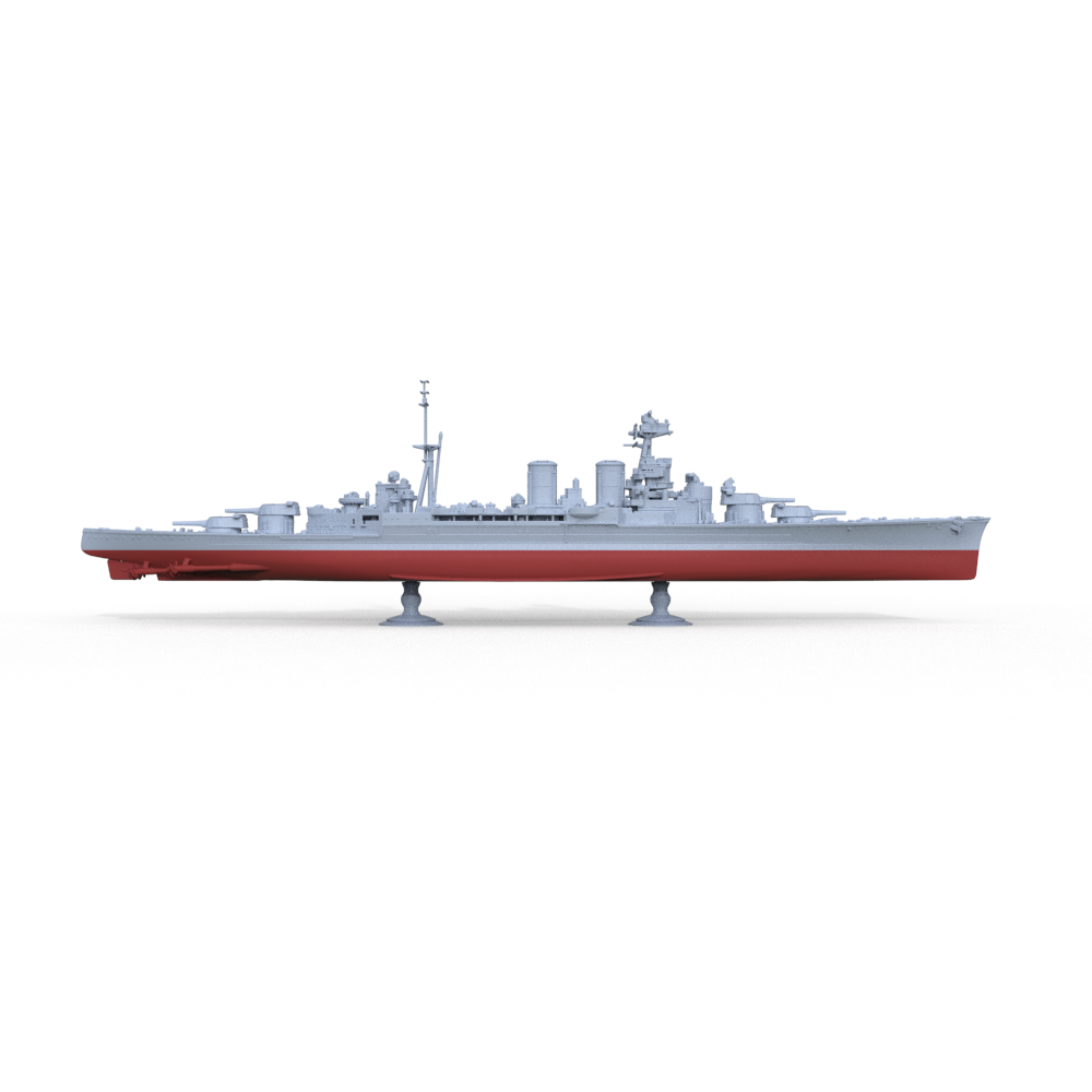 SSMODEL 708S Military Model Kit HMS Admira Hood 1941 Full Hull